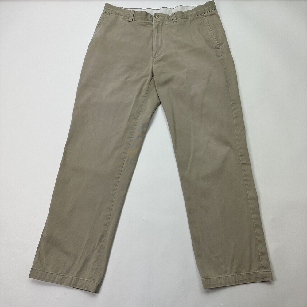 Polo Ralph Lauren Original Casual Classic Regular Fit Men Khaki Pants Sz 34/30